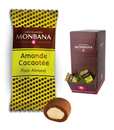 Mandle v čokoláde Monbana 200 ks