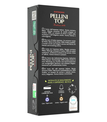 PELLINI TOP Arabica 100%  pre Nespresso 10ks