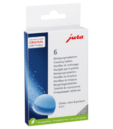 Dvojfázové čistiace tablety JURA 2v1