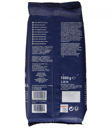 DeLonghi Kimbo Espresso 100% Arabica zrnková káva 1kg