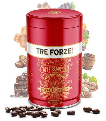 TRE FORZE! Caffè Espresso zrnková káva v dóze