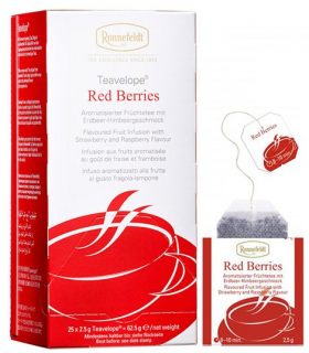 Ronnefeldt Teavelope Red Berries porcovaný čaj 25 x 1,5g