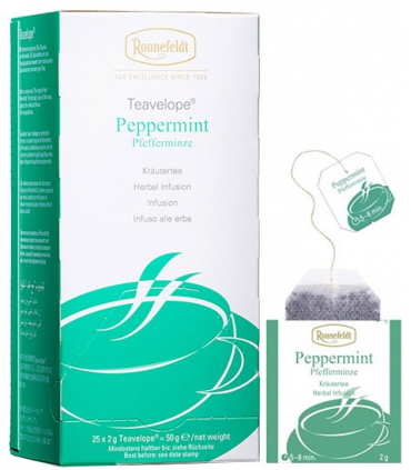 Ronnefeldt Teavelope Peppermint porcovaný čaj 25 x 1,5g