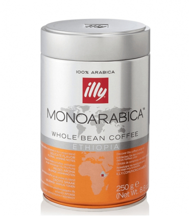 Illy Monoarabica Ethiopia zrnková káva v dóze