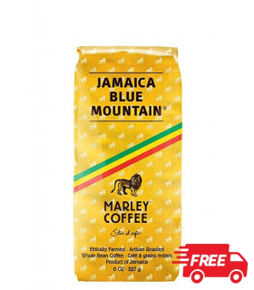 Marley Coffee Jamaica Blue Mountain zrnková káva 227g
