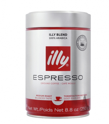 illy Espresso Classico - Medium Roast mletá káva v dóze 250g