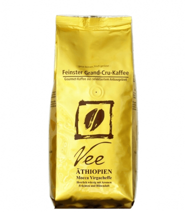 Vee's Etiópia Yirgacheffe zrnková káva 250g