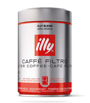 illy Espresso Classico Filter mletá káva v dóze 250g